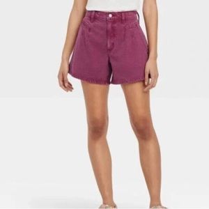 Universal Thread Mauve A-Line Denim Shorts, 2/26R